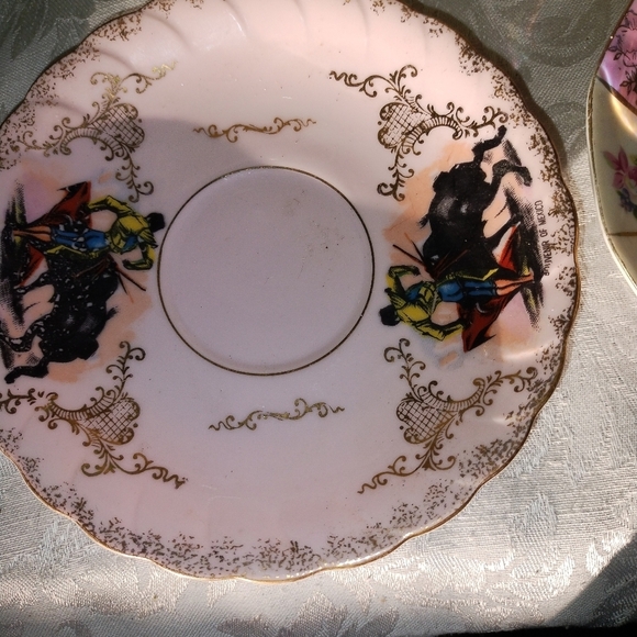 Gift Idea- Teapot and 2 cup and saucers set.   (3 items ) - Picture 9 of 10